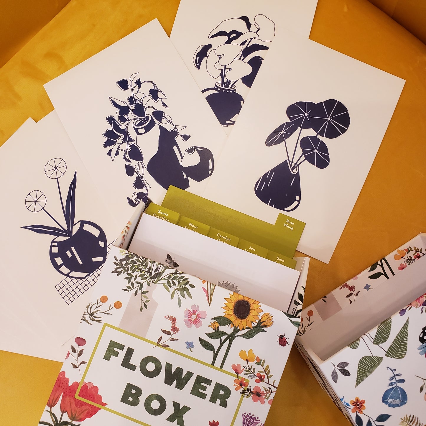 Flower Box Postcards: 100 Postcards by 10 Artists