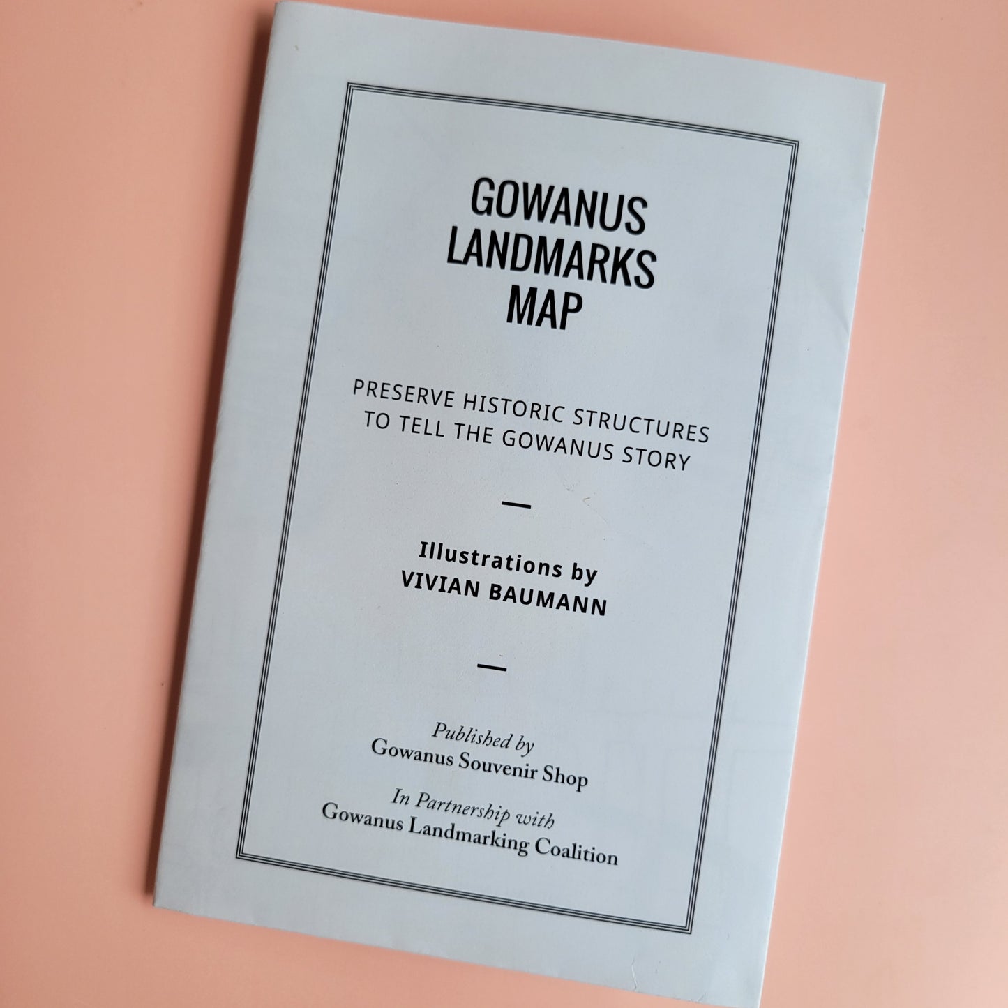Gowanus Souvenir: Gowanus Landmarks Map Guide