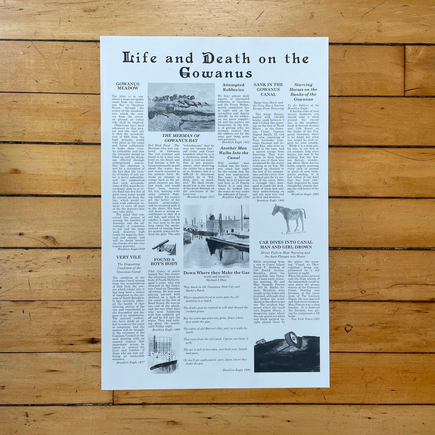 Gowanus Souvenir: Posters