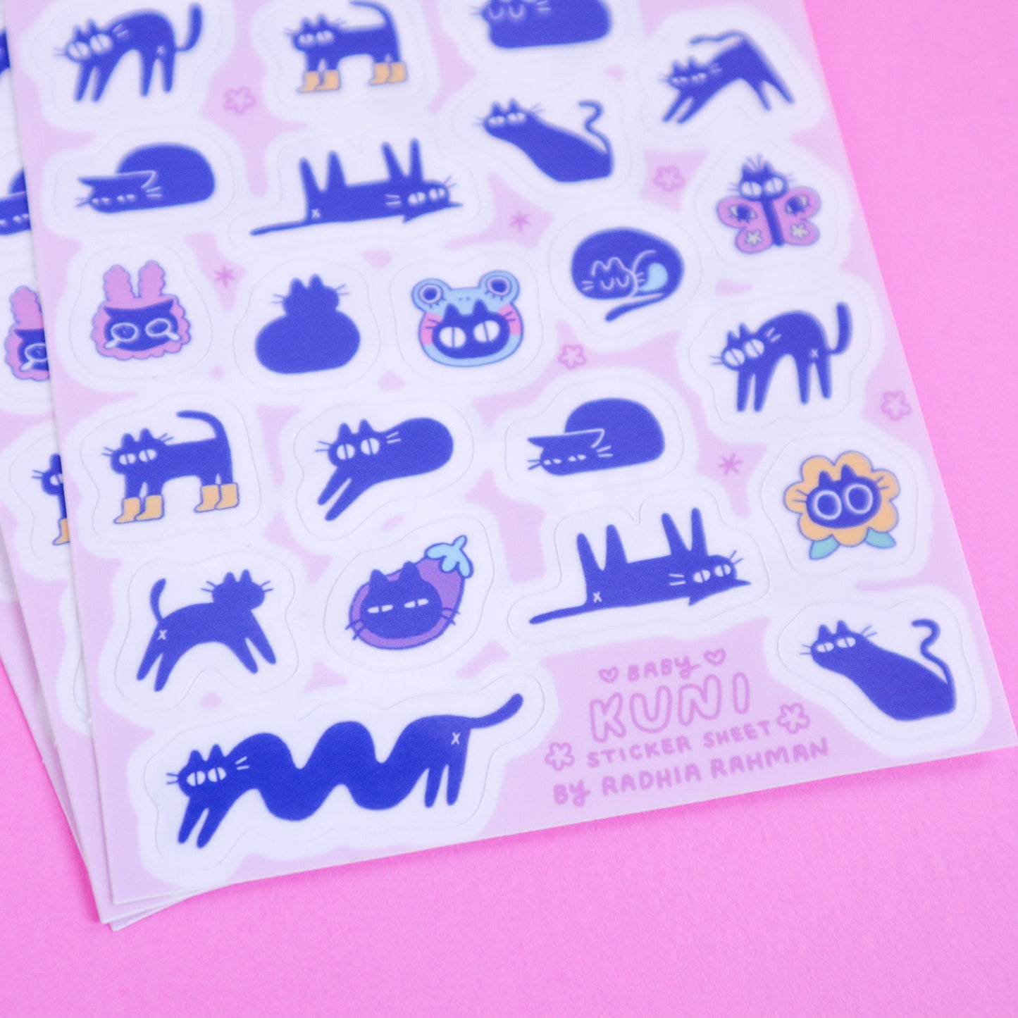 Radhia Rahman: Kuni Sticker Sheets