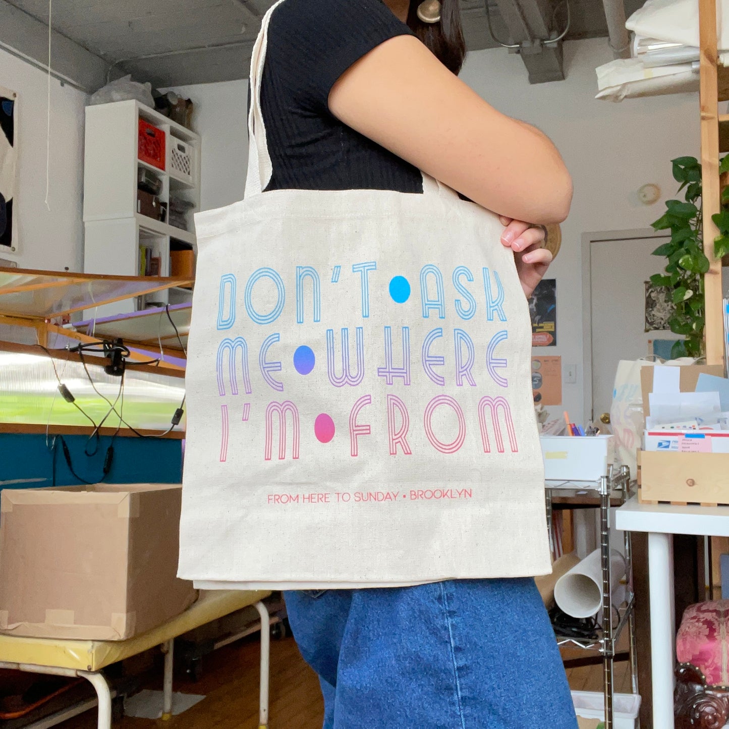 Diana Ho: Don't Ask Me Where I'm From Tote