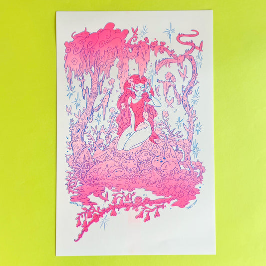 Natalie Andrewson x Babs Tarr: Woodland Fairy Collab Print