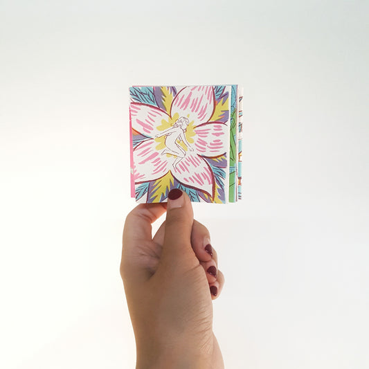 Jen Tong: Bloom Mini Accordion Book