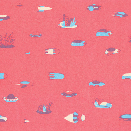 Jen Tong: 'Spaceships' Gift Wrap Sheets