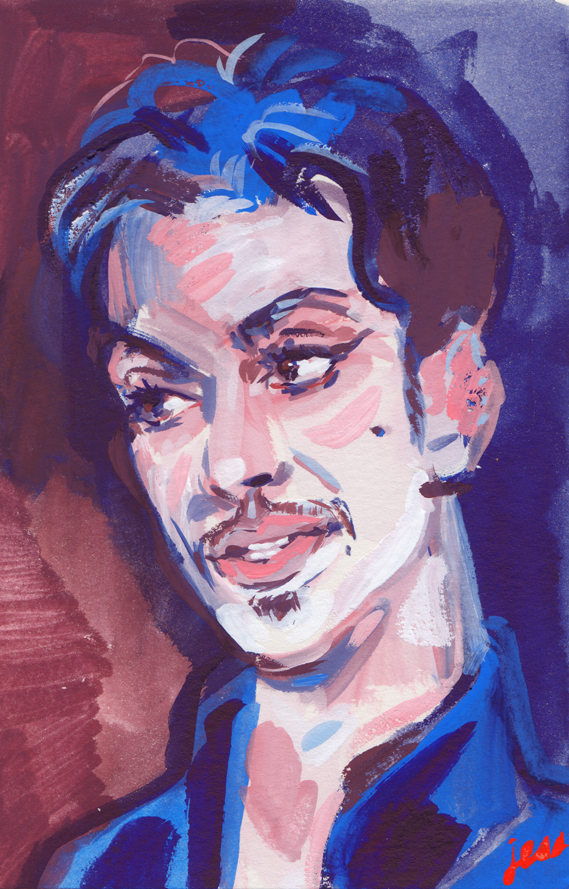 Jess Ruliffson: Gouache Prince Portraits