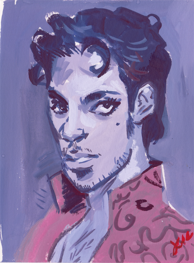 Jess Ruliffson: Gouache Prince Portraits