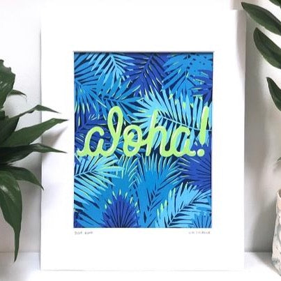 Kim Sielbeck: Blue Hawaii Prints