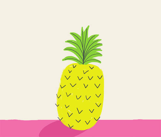 Kim Sielbeck: Ziggy Pineapple Print