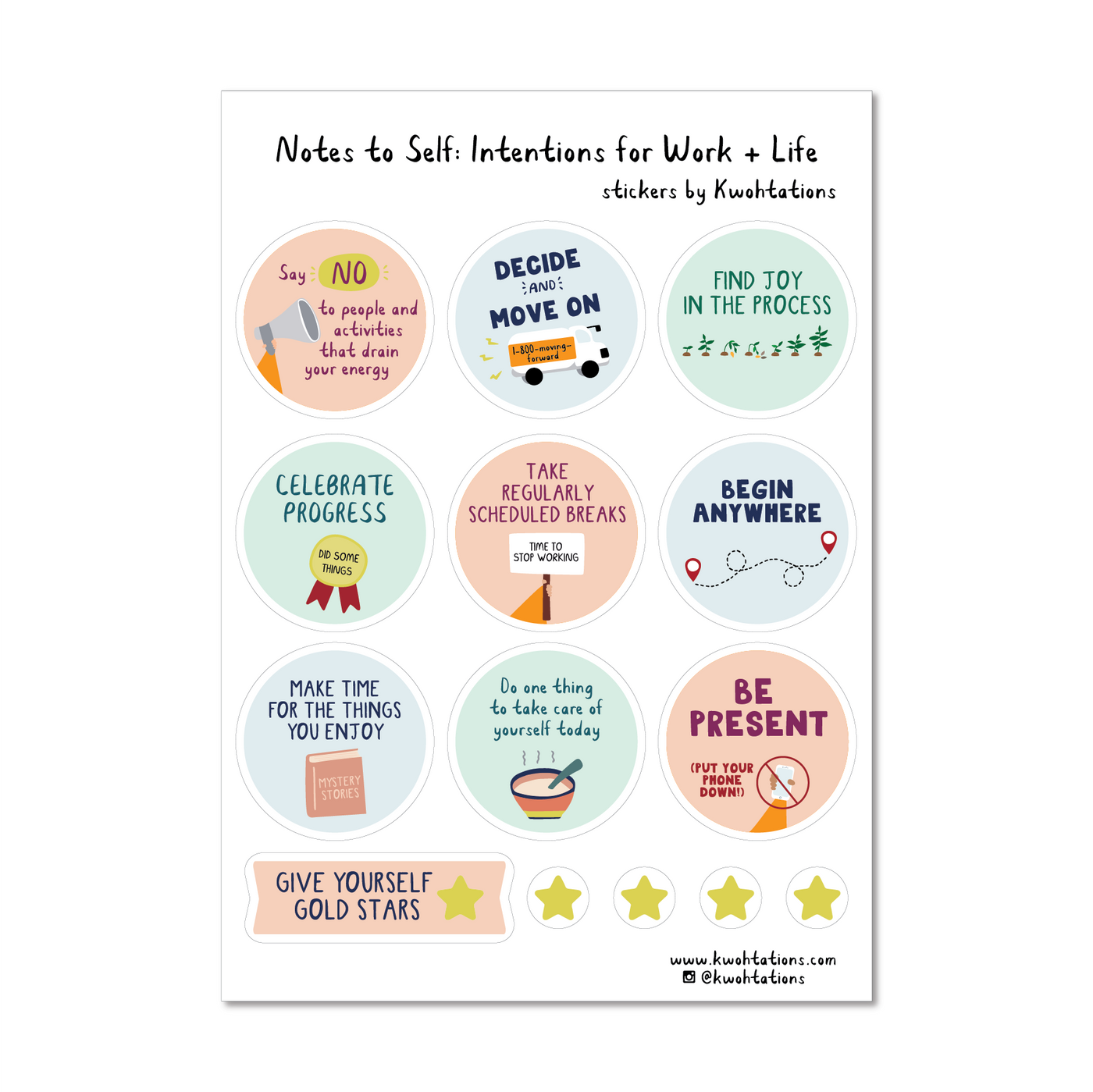 Achievement Sticker Sheet – Kwohtations