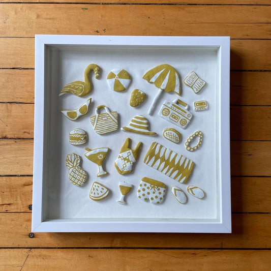 Aya Kakeda: Framed Clay Works