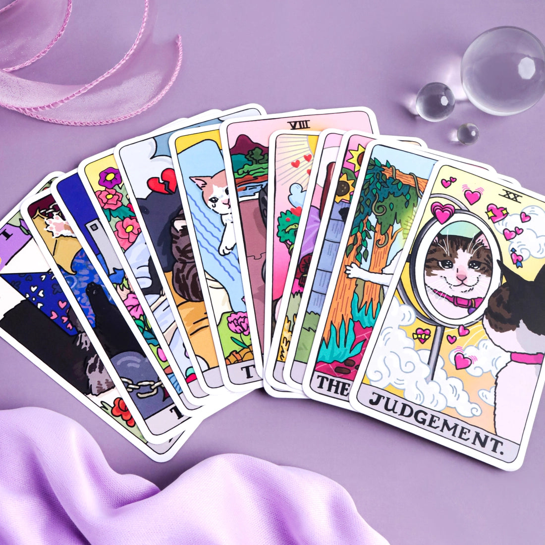 Ping Hatta: Cat Meme Tarot Deck