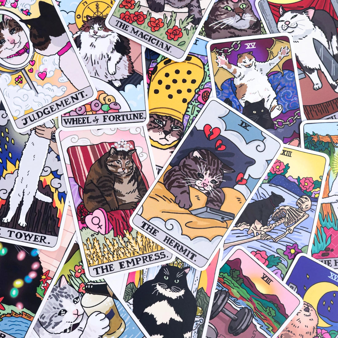 Ping Hatta: Cat Meme Tarot Deck