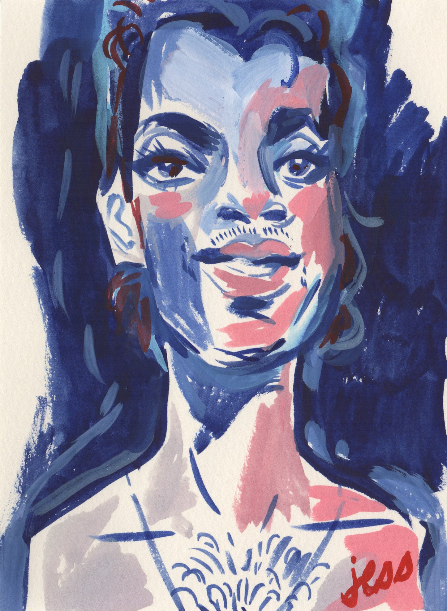 Jess Ruliffson: Gouache Prince Portraits