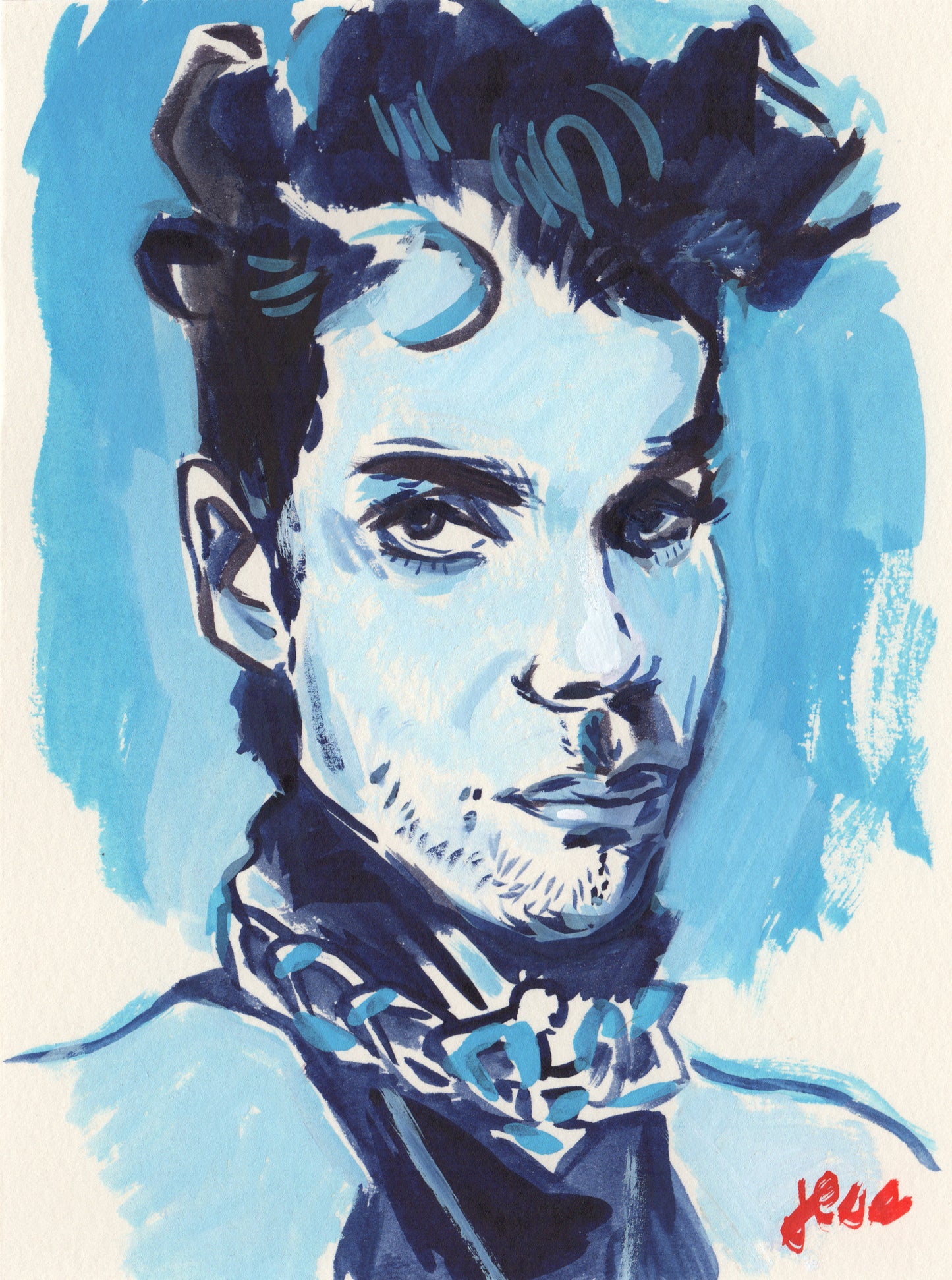 Jess Ruliffson: Gouache Prince Portraits