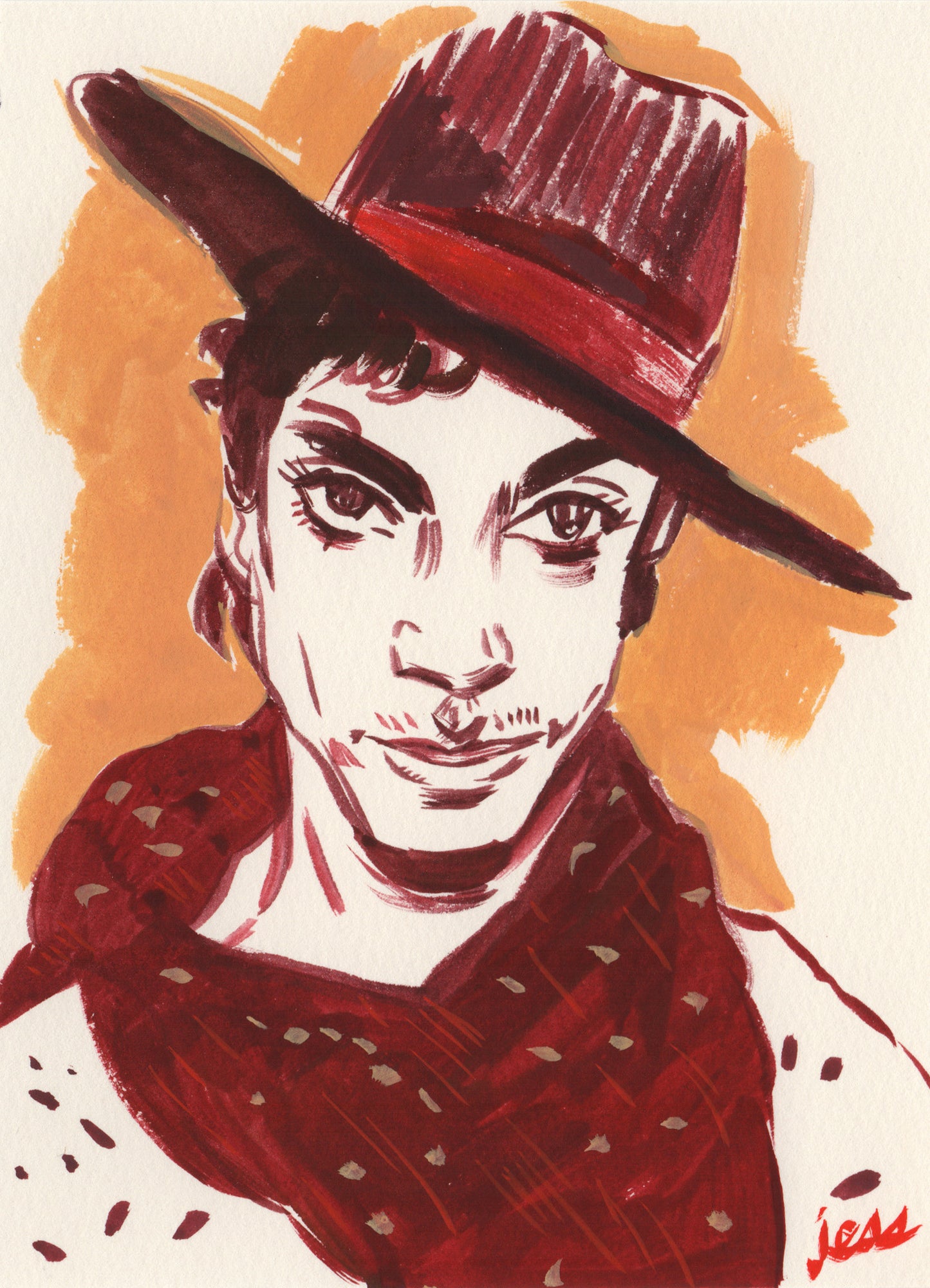 Jess Ruliffson: Gouache Prince Portraits