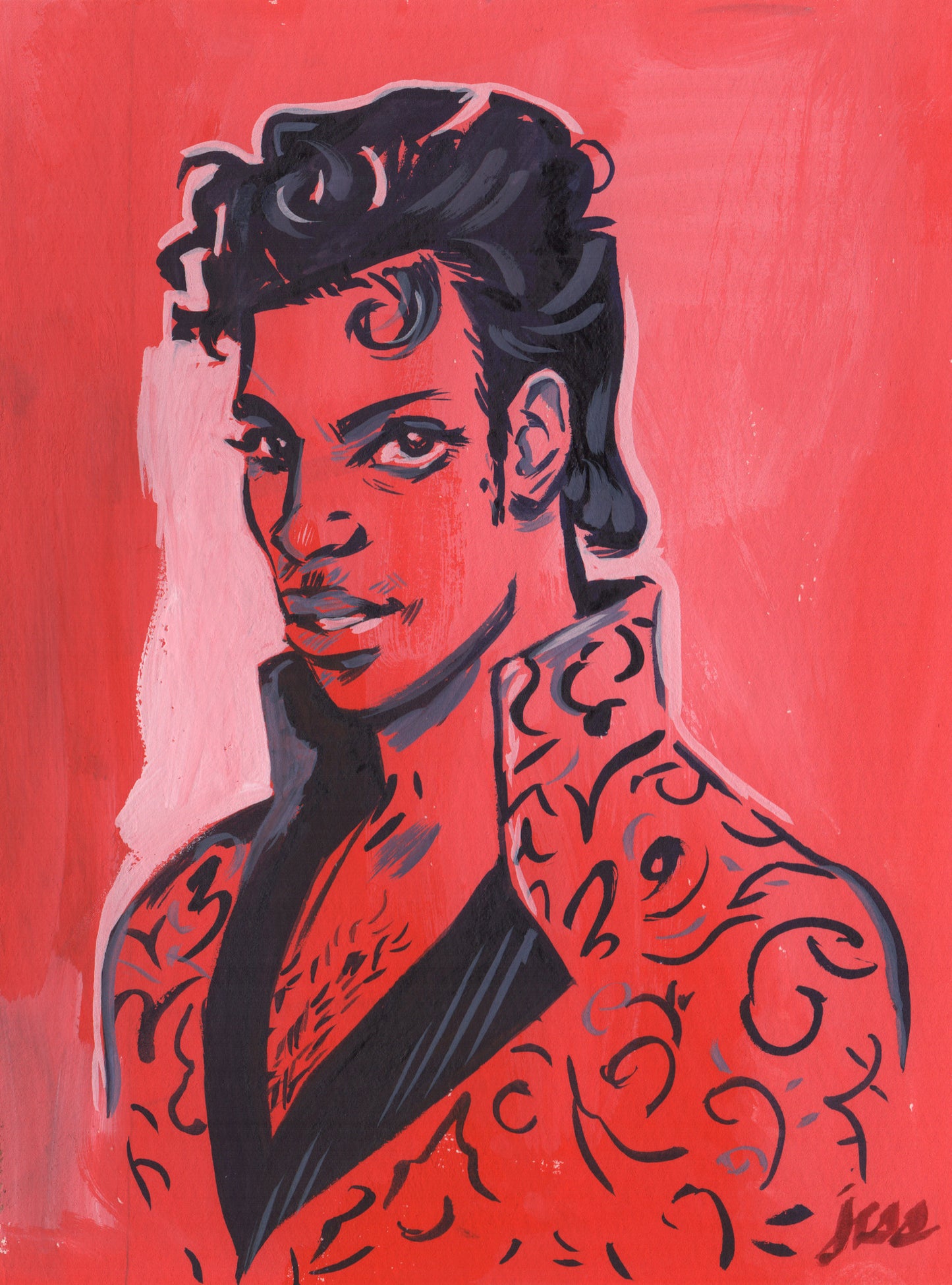 Jess Ruliffson: Gouache Prince Portraits