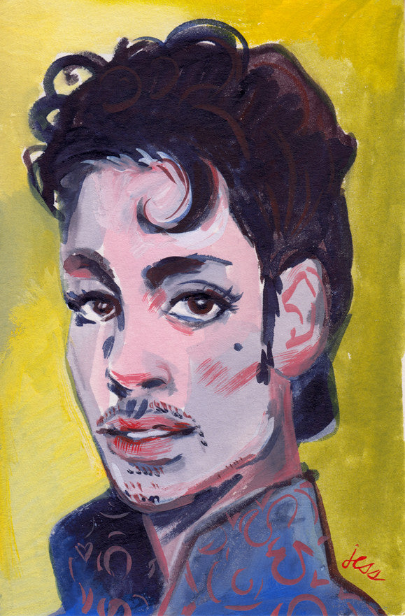Jess Ruliffson: Gouache Prince Portraits