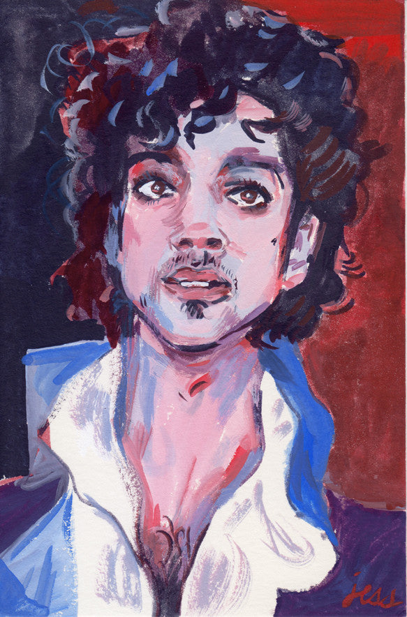 Jess Ruliffson: Gouache Prince Portraits