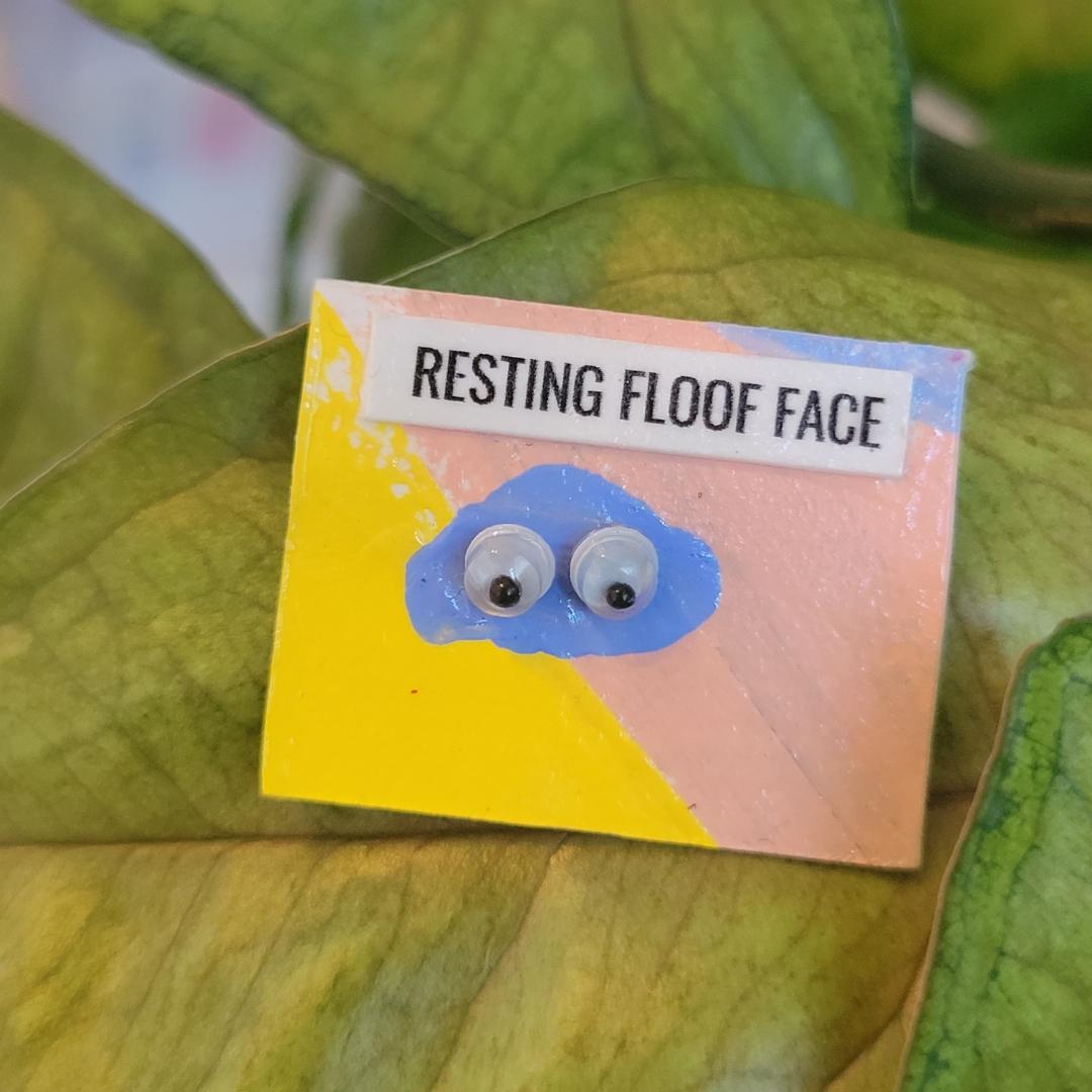 RESTING FLOOF FACE: Googly Eye Earrings