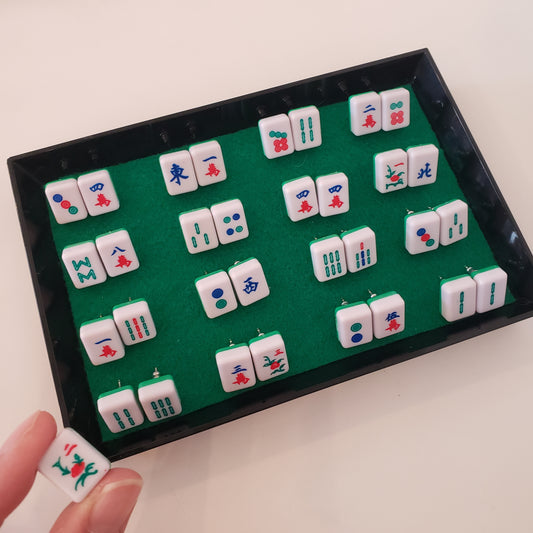 Somewhat Sabrina: Mahjong Earrings