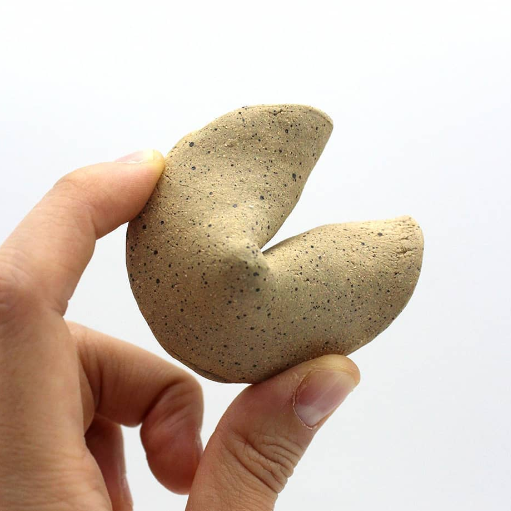 Casey Lin: Ceramic Fortune Cookies