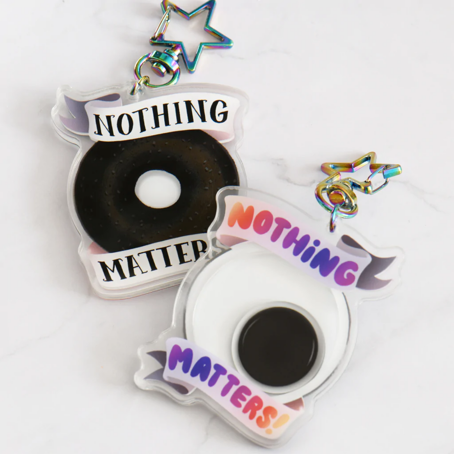 Shattered Earth: Nothing Matters Keychain