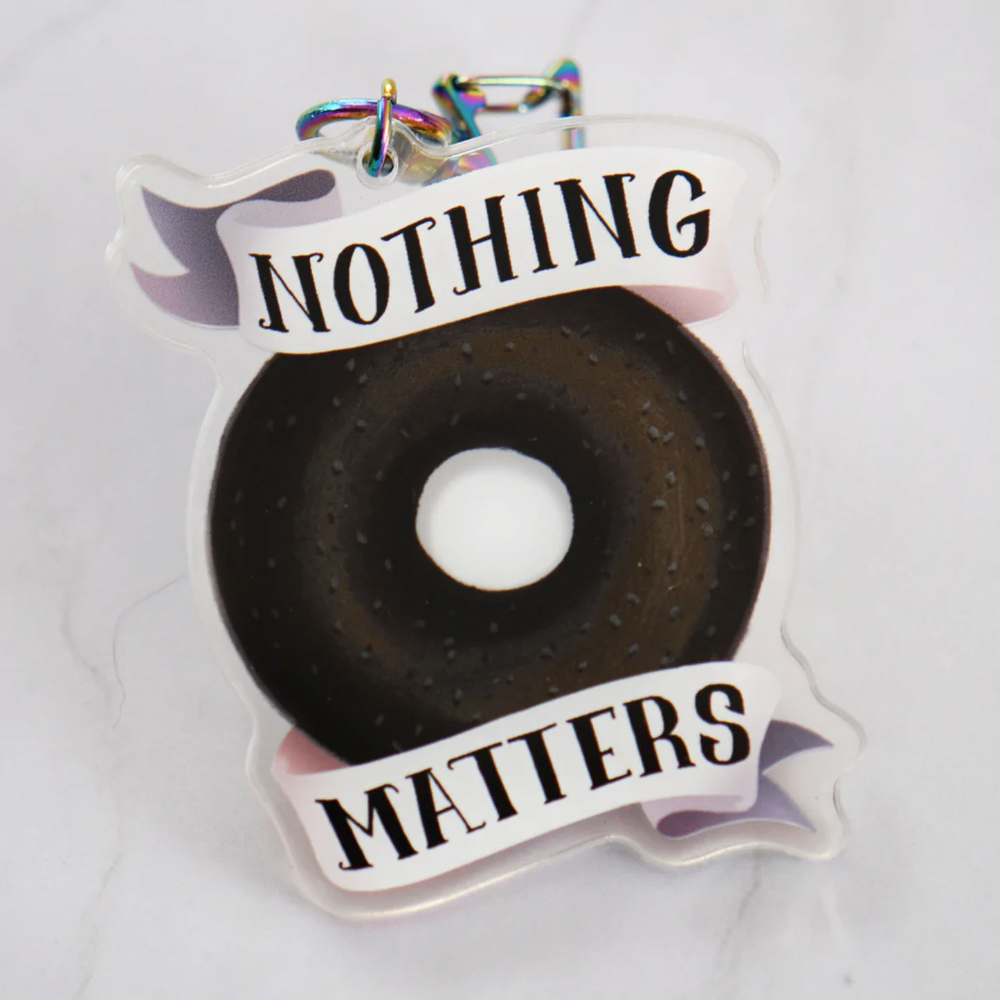 Shattered Earth: Nothing Matters Keychain