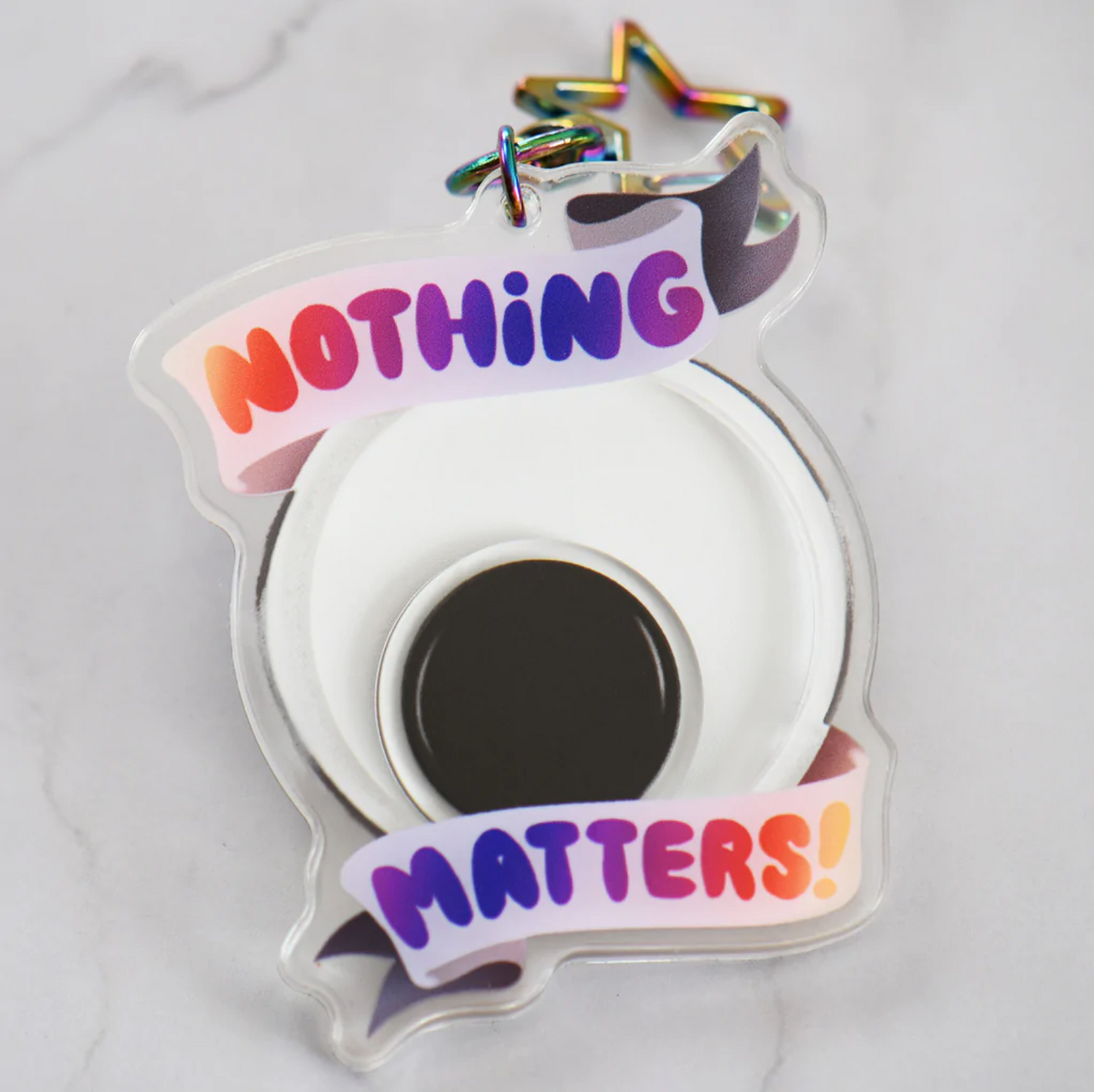 Shattered Earth: Nothing Matters Keychain