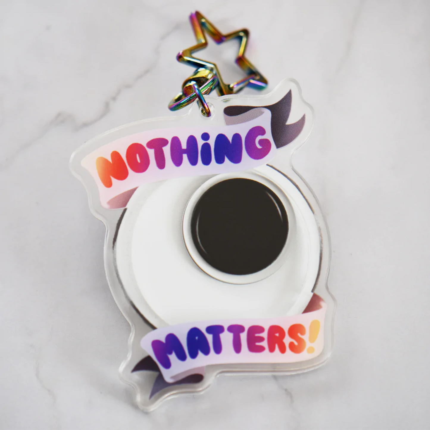 Shattered Earth: Nothing Matters Keychain