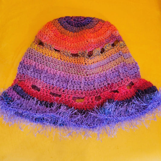 Somewhat Sabrina: Rainbow Crochet Hats