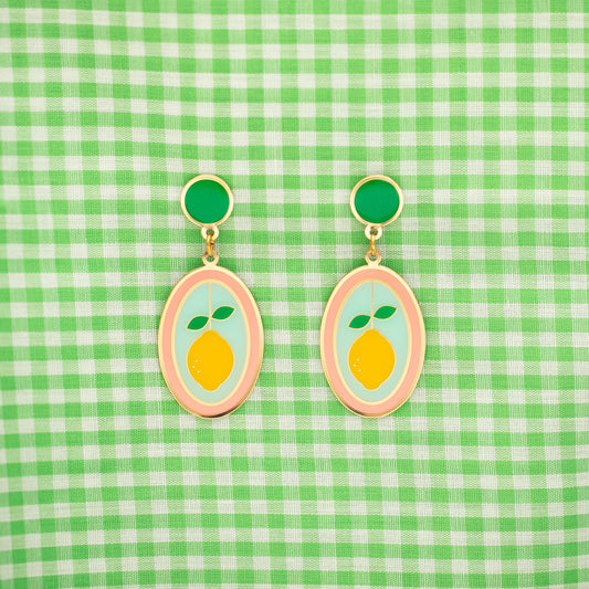 Tiny Deer Studio: Enamel Earrings