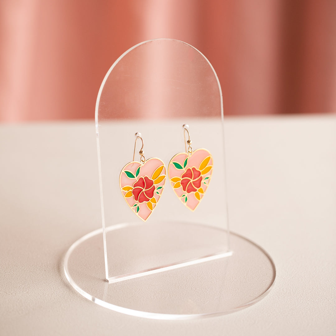Tiny Deer Studio: Stained Glass Earrings