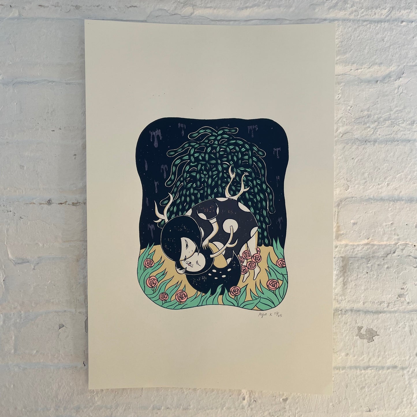 Aya Kakeda: Botanical Girl Prints
