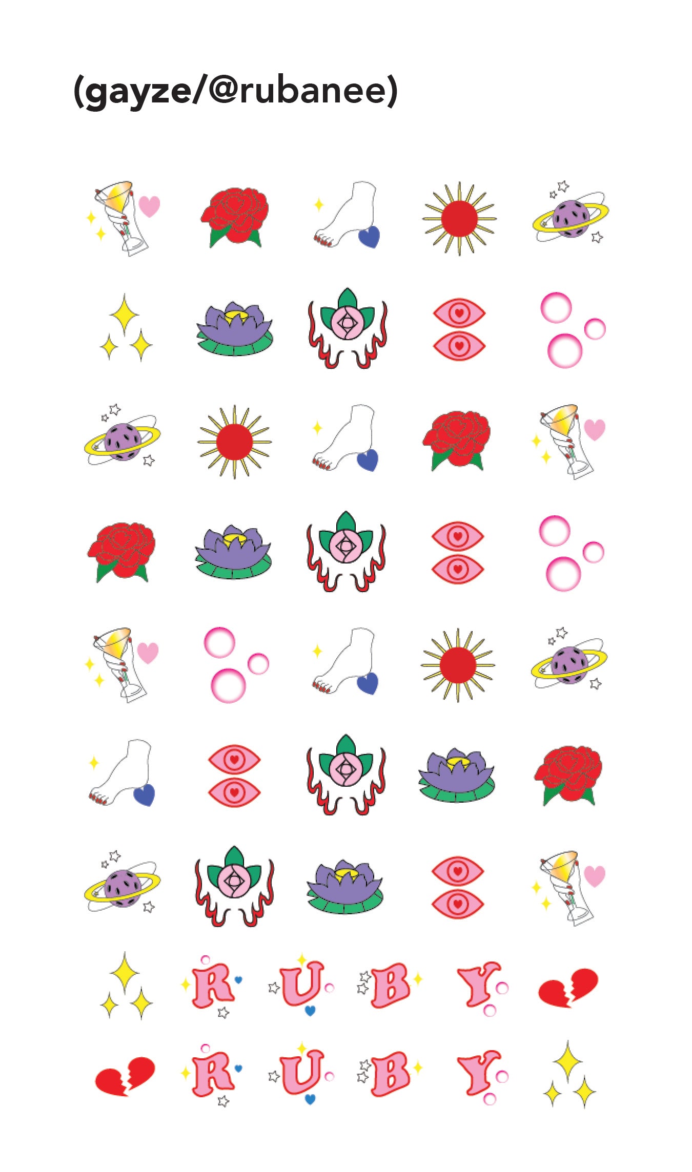 gayze: Nail Decals