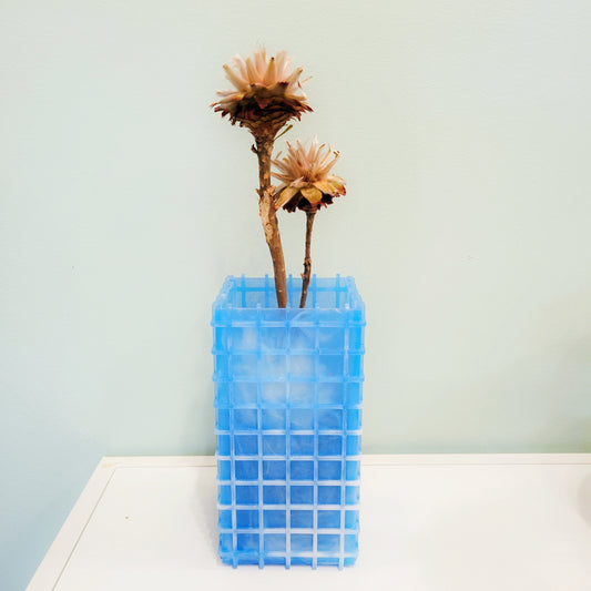 Uni-Form LLC: Semi-Translucent Cloud Grout Vase 1