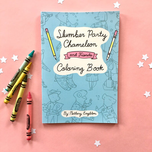 Nethery Engblom: Slumber Party Chameleon Coloring Book