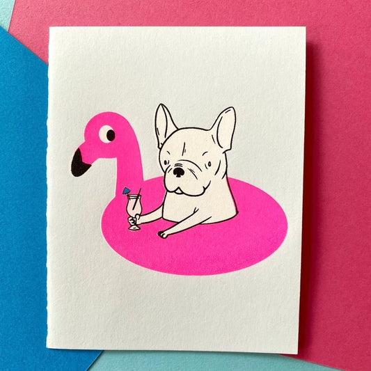 Nethery Engblom: French Bulldog Greeting Card